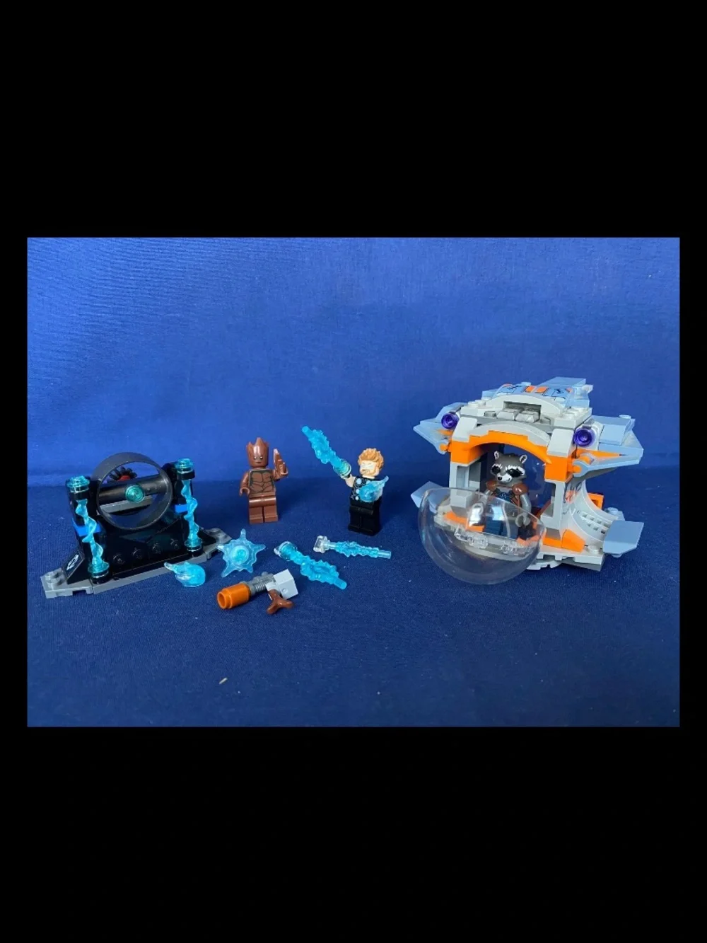 LEGO Marvel 76102 Thor's Weapon Quest With Box & Manual - Missing 1 Power Burst